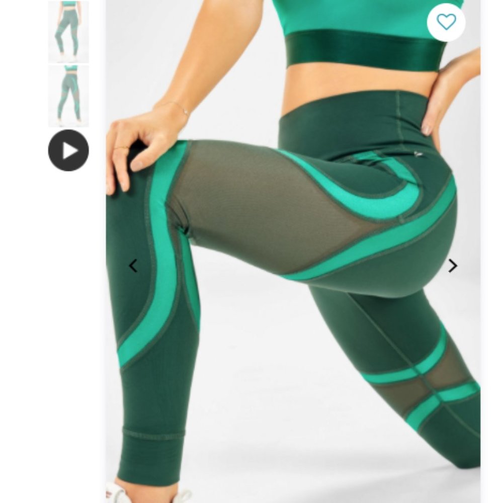 Fabletics High-Waisted PowerHold Shine Legging